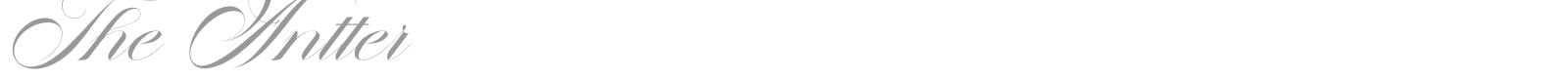 The Antter font preview
